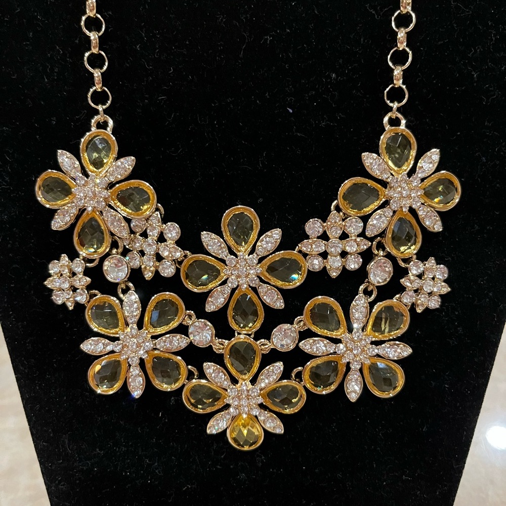 Charter Club Golden floral Necklace. New with tags